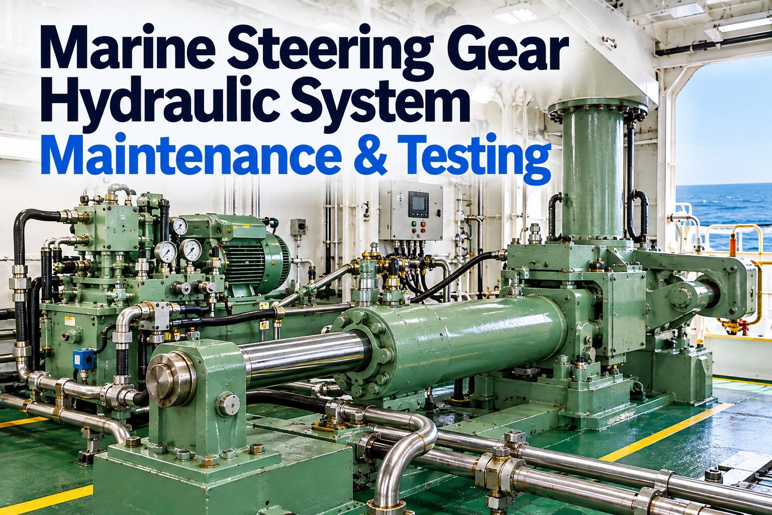 marine-steering-gear-hydraulic-system-maintenance-testing
