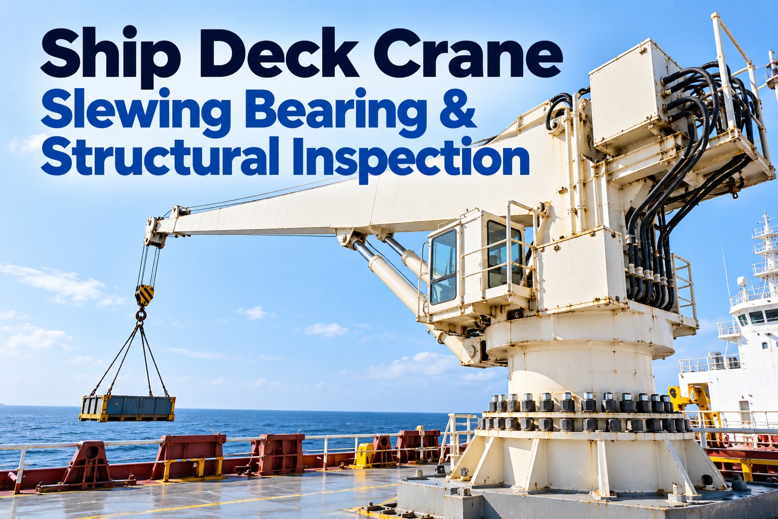 ship-deck-crane-slewing-bearing-structural-inspection