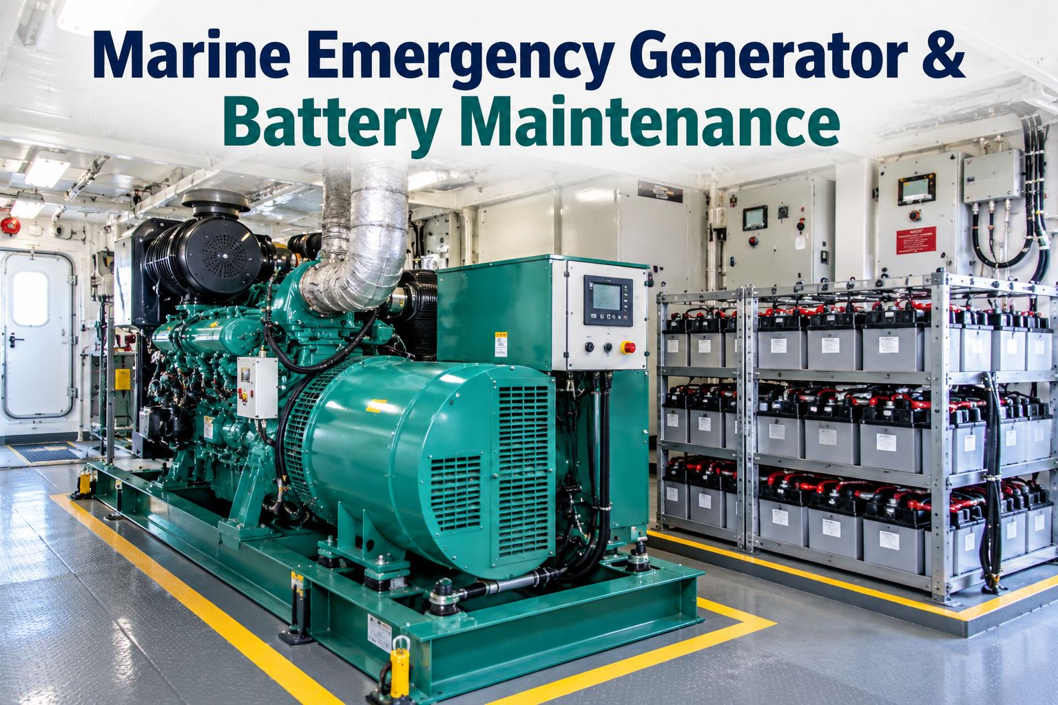 marine-emergency-generator-battery-maintenance-testing