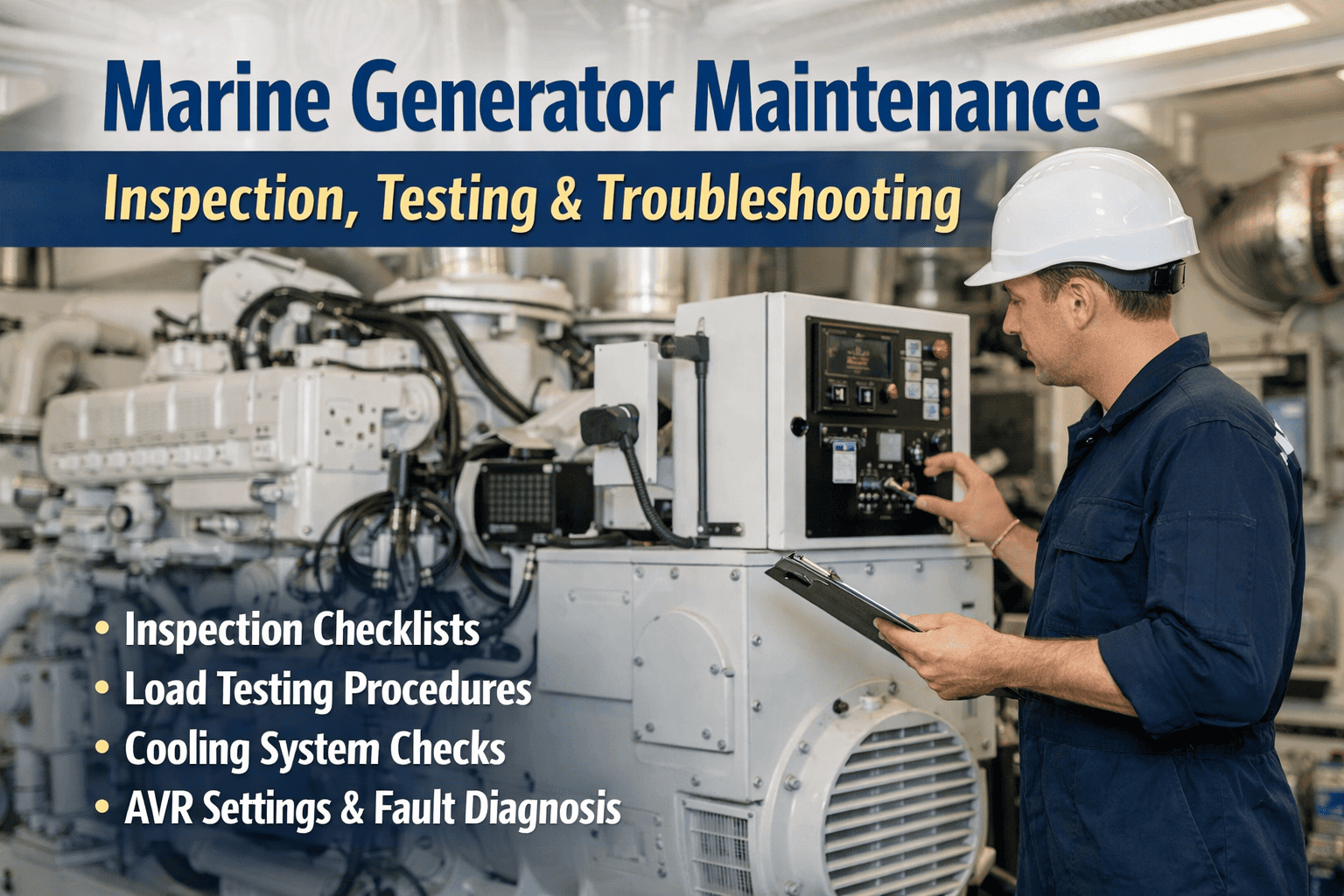 marine-generator-maintenance-inspection-testing-troubleshooting-guide