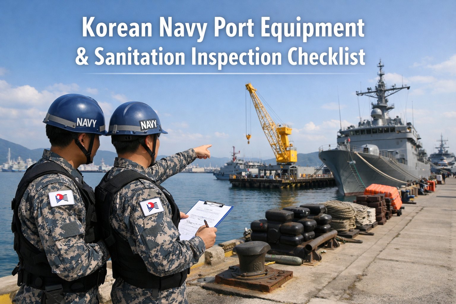 korean-navy-port-equipment-sanitation-inspection-checklist