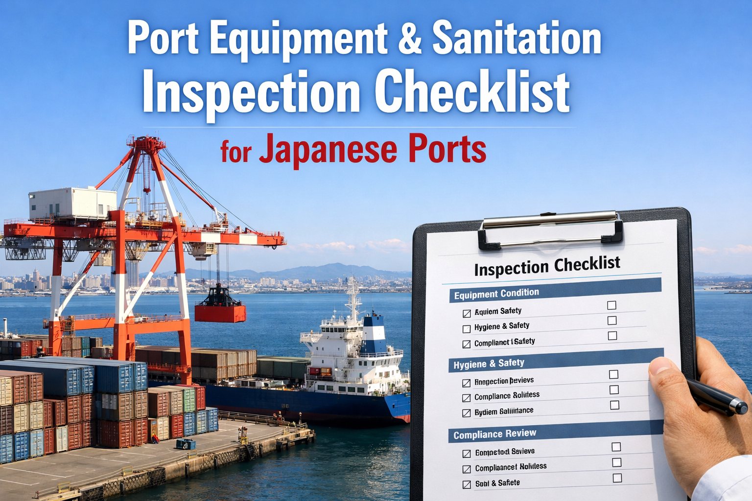 port-equipment-sanitation-checklist-japanese-ports