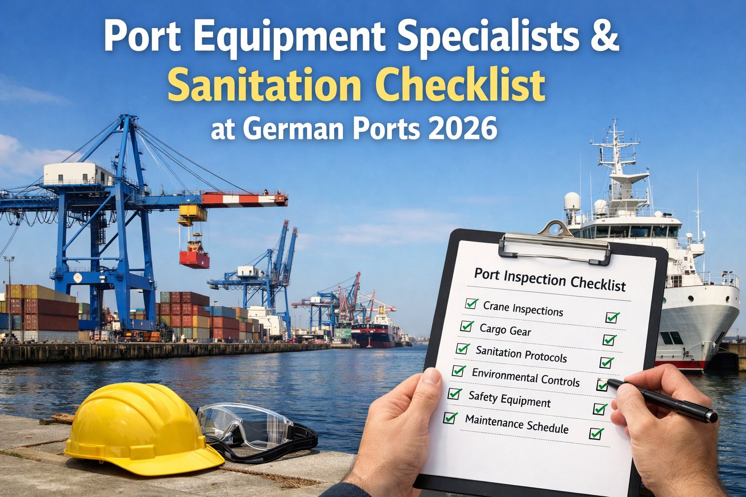 port-equipment-specialists-sanitation-checklist-at-german-ports