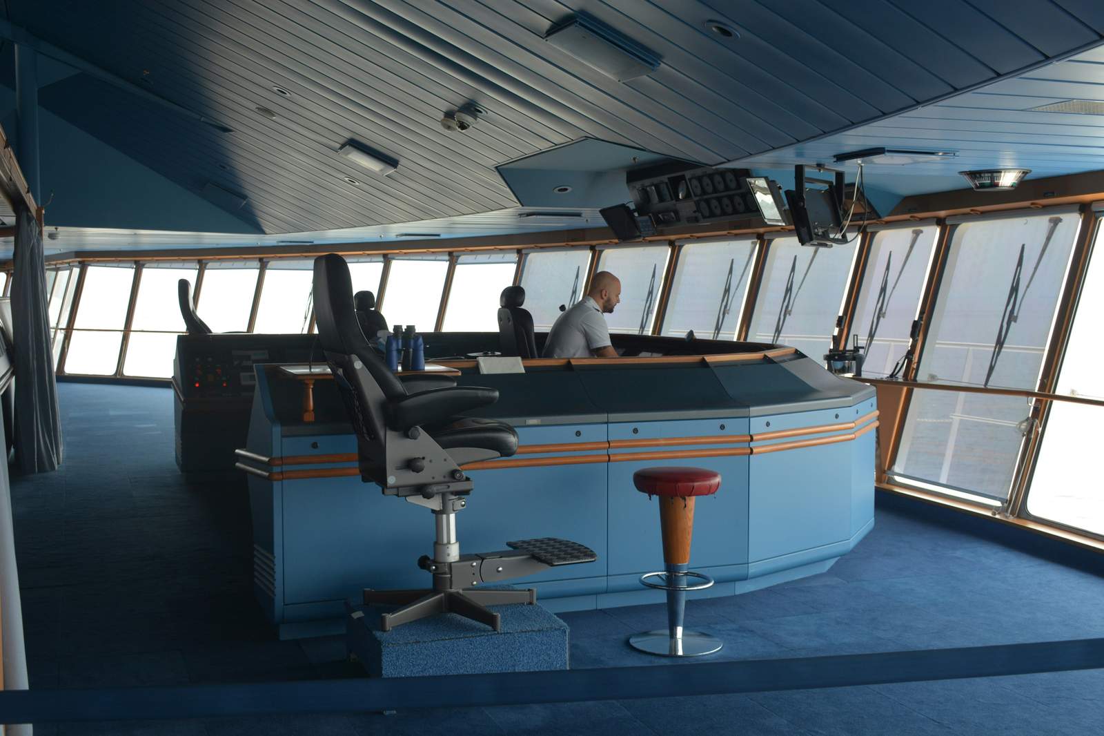 Sensor monitoring control room